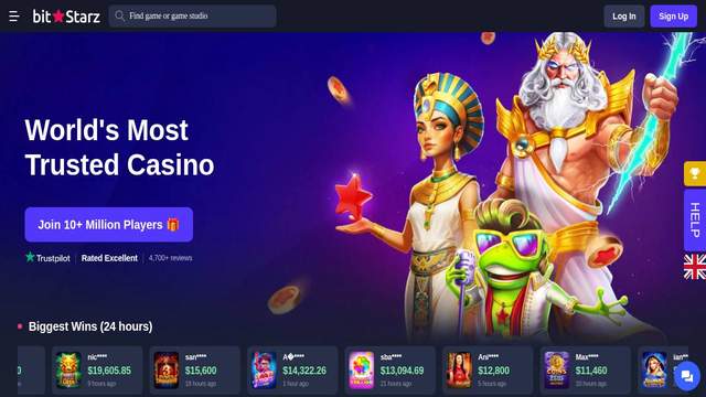 BitStarz - casino utländska screenshot